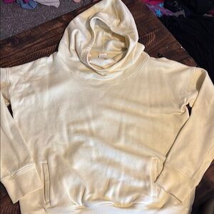 ZYIA Light Yellow Cowl Neck Sweater